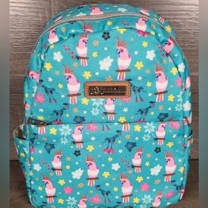 Lily Bloom Parrots in Paradise Eden Backpack NWT Karma Bloom